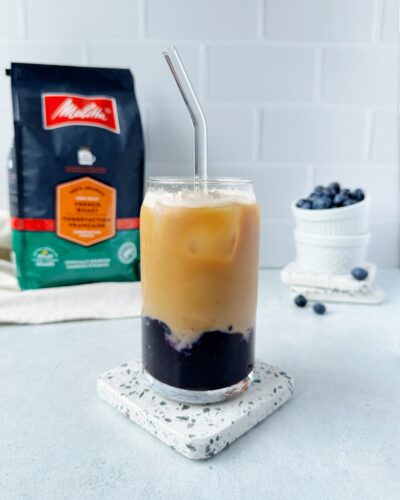 Blueberry Iced Latte