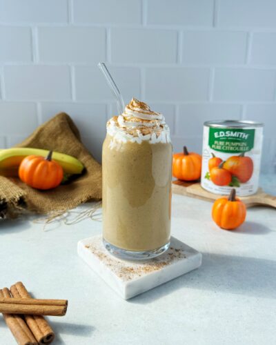 Easy Pumpkin Pie Smoothie (High Protein)