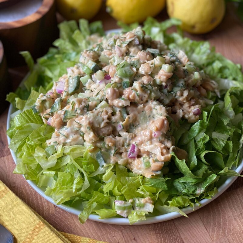 Smashed Chickpea Salad by Reed Dunn - FoodSocial