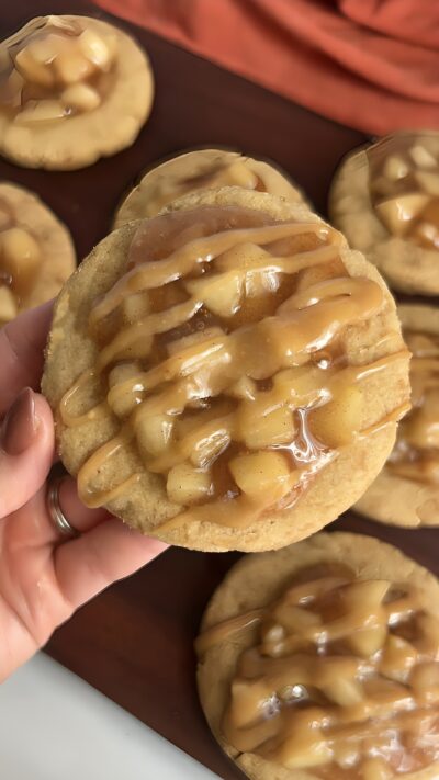 Salted Caramel Apple Pie Cookies