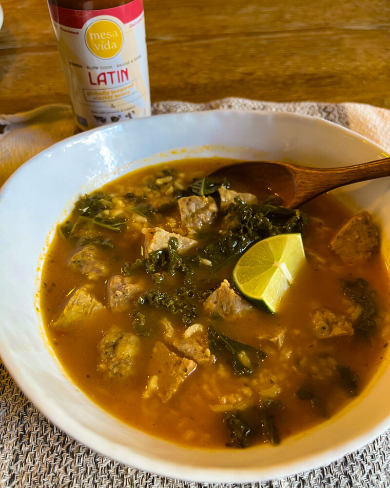 Albondigas Inspired Latin Meatball Soup by Mesa de Vida - FoodSocial