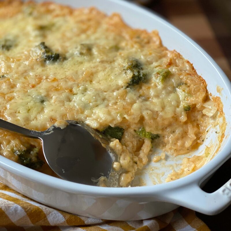 Cheesy Broccoli Rice Casserole by Reed Dunn - FoodSocial