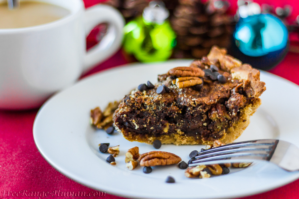 Chocolate Chip Pecan Pie by Pastured Kitchen - FoodSocial