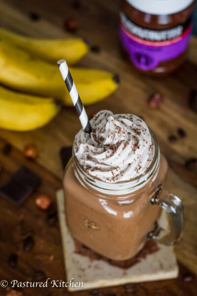 Chocolate Hazelnut Coffee Milkshake