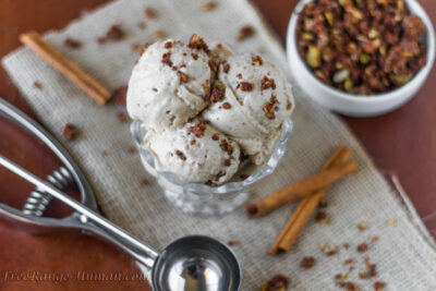 Cinnamon Swirl Granola Ice Cream