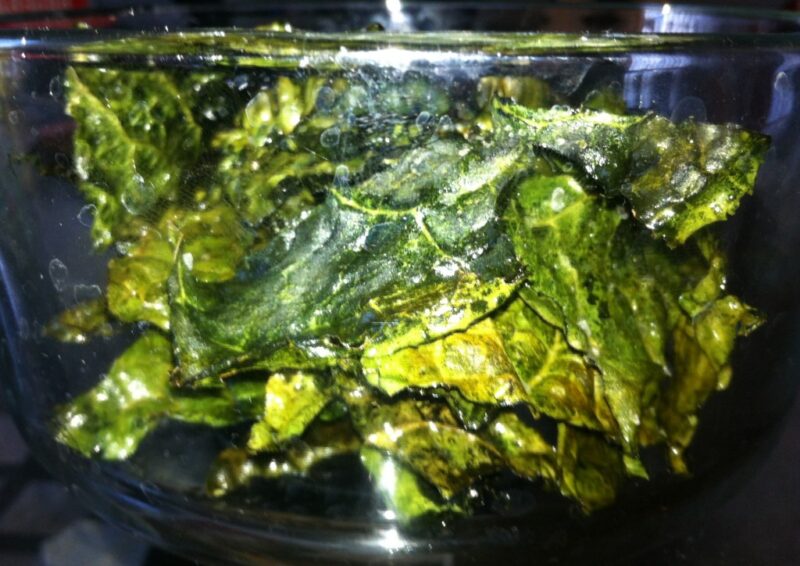 Crispy Kale Chips by Pastured Kitchen - FoodSocial