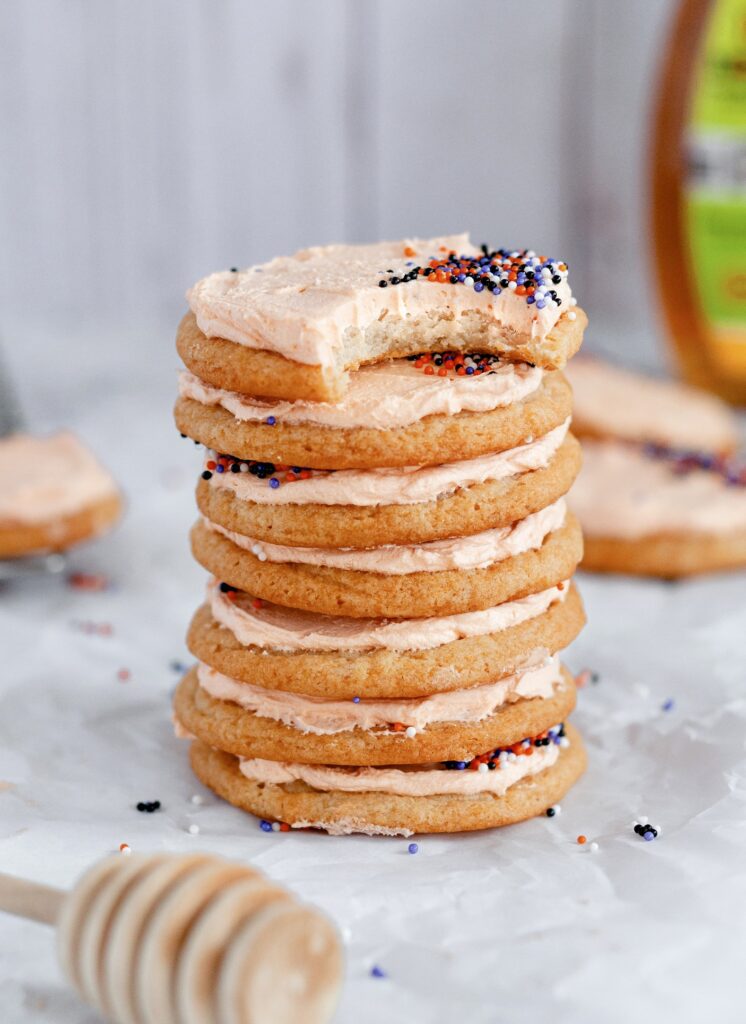 Halloween Honey Sugar Cookies by Caked By Katie - FoodSocial