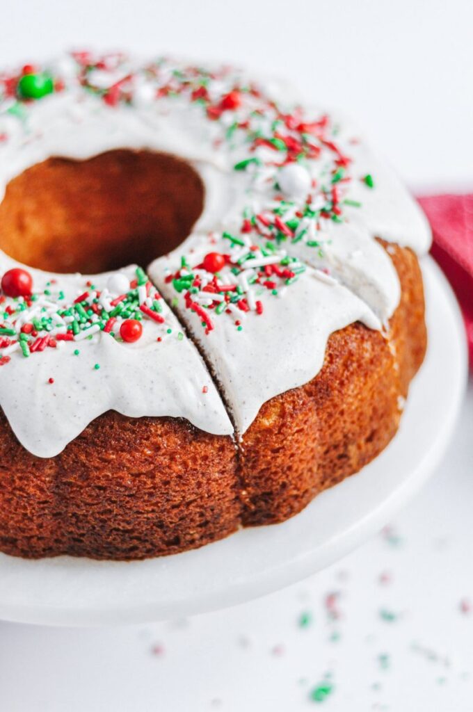Eggnog Bundt Cake by Caked By Katie - FoodSocial