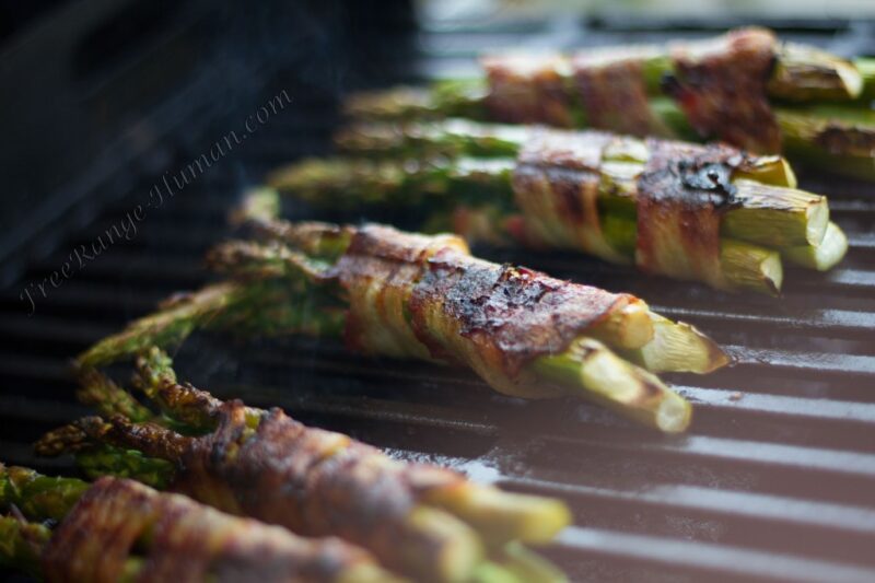 Grilled Bacon Wrapped Asparagus by Pastured Kitchen - FoodSocial