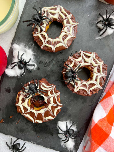 Halloween Apple Slice “Donuts”