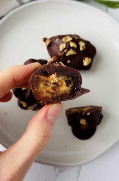 Cashew walnut stuffed dates