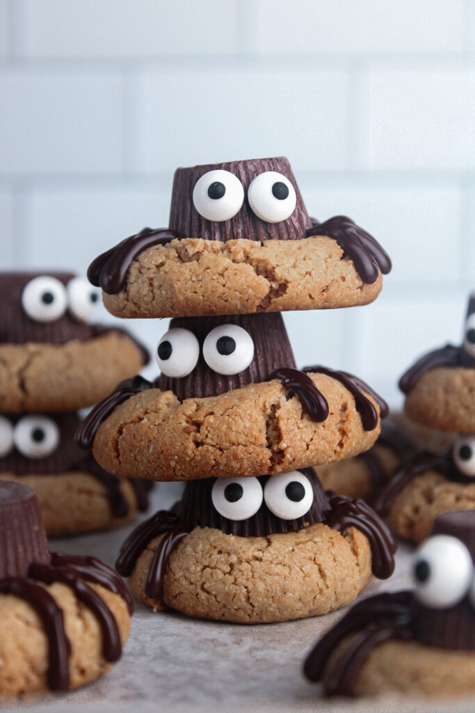 Peanut Butter Spider Cookies (Vegan, Gluten Free) by Chloe's Creative Kitchen - FoodSocial