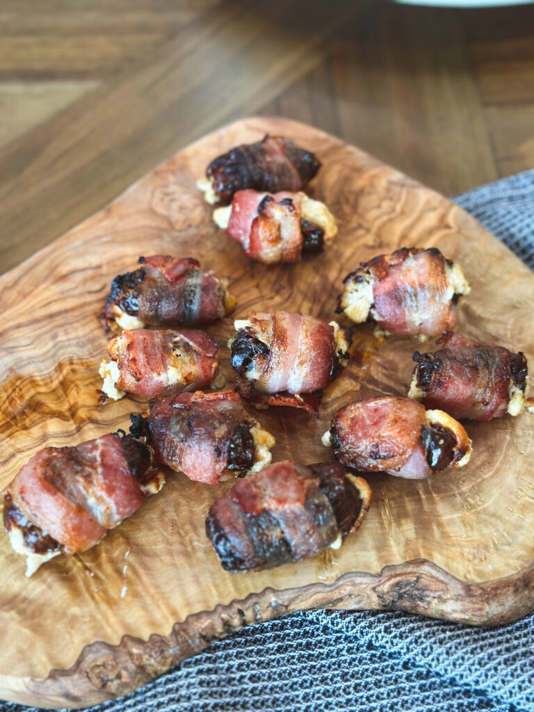 Bacon Wrapped Dates by The Hangry Latina - FoodSocial