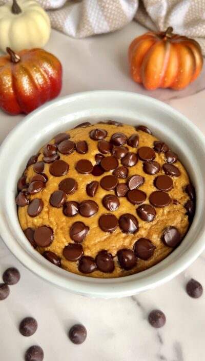 Pumpkin Chocolate Chip Cookie Baked Oatmeal