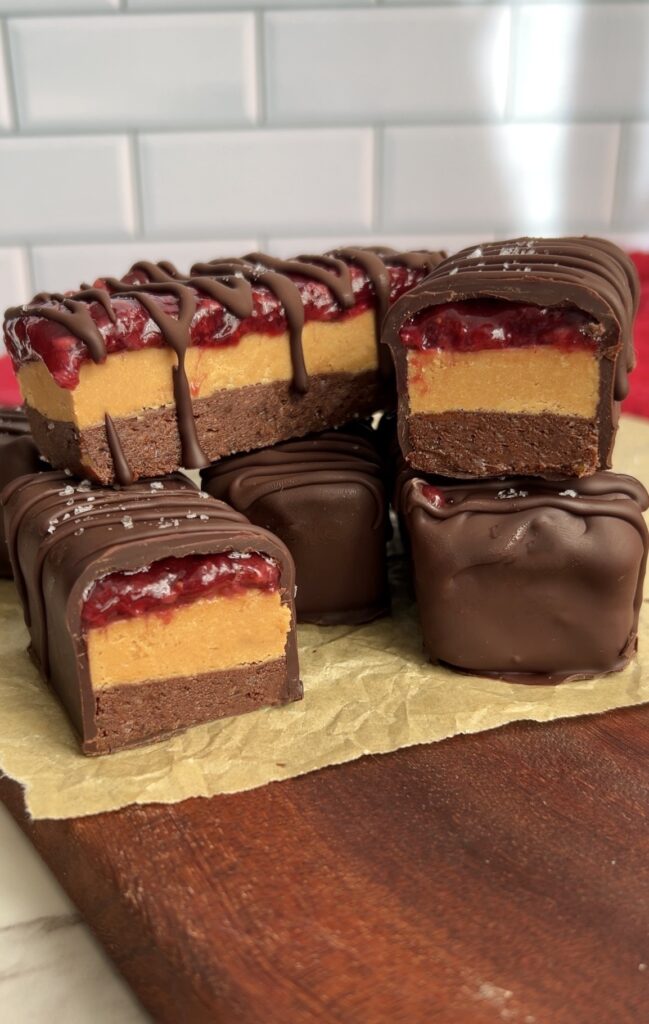 Pb&J Brownie Protein Bars by colleenshealthylife - FoodSocial