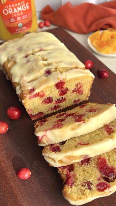 Orange Cranberry Loaf (gluten free)