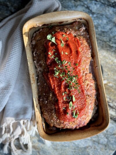 Easy Food Processor Meatloaf