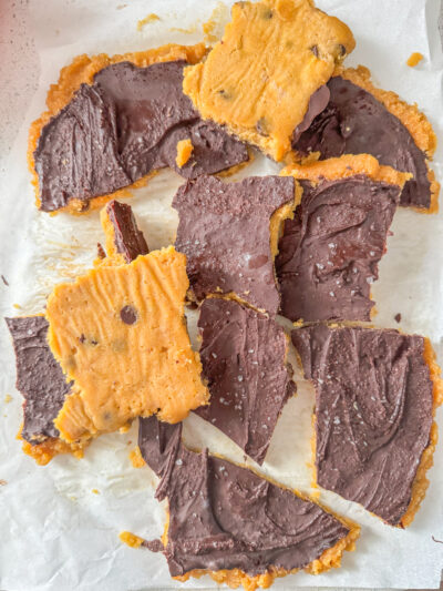 Pumpkin Cookie Dough Bark