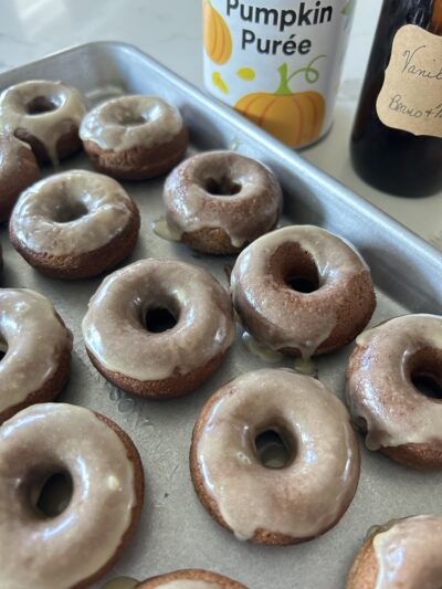 Paleo Pumpkin Maple Mini-Donuts