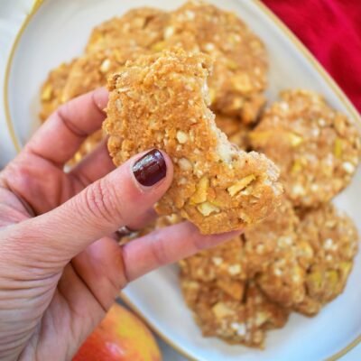 Apple Cinnamon Protein Cookies