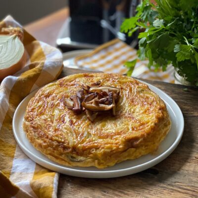 Mushroom-Infused Spanish Tortilla