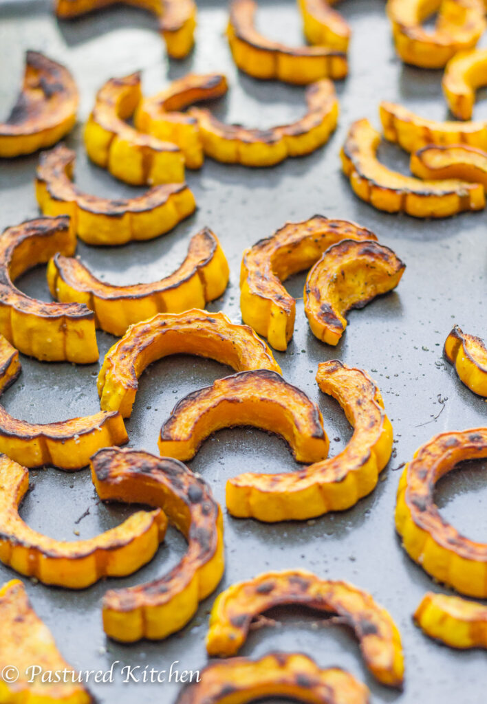 Oven Baked Delicate Squash Fries by Pastured Kitchen - FoodSocial