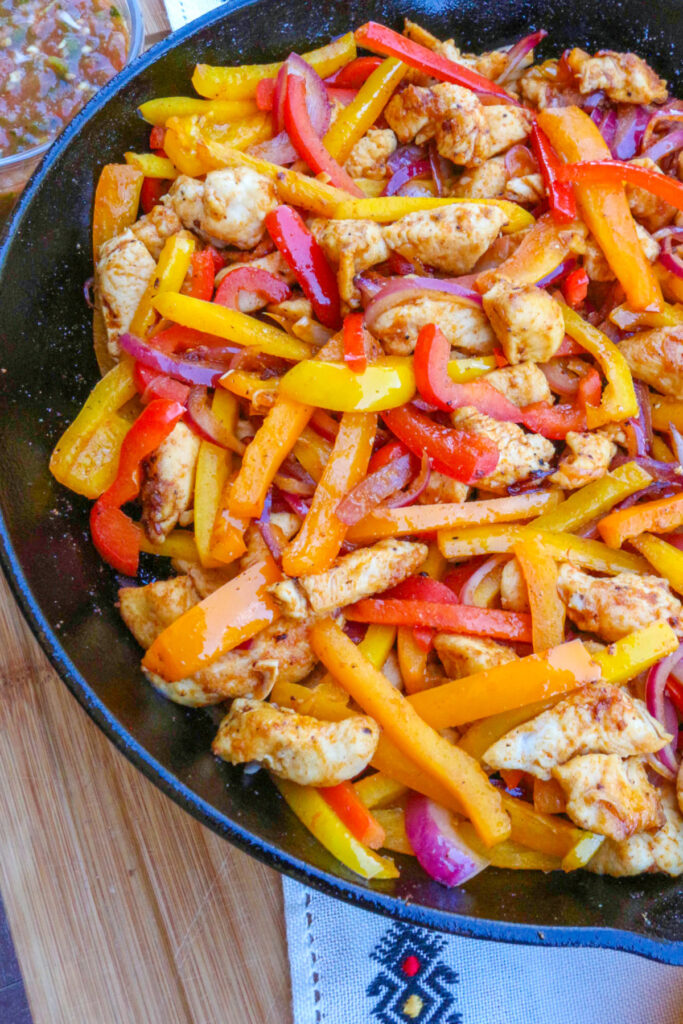 Skillet Chicken Fajitas by Everyday Latina - FoodSocial