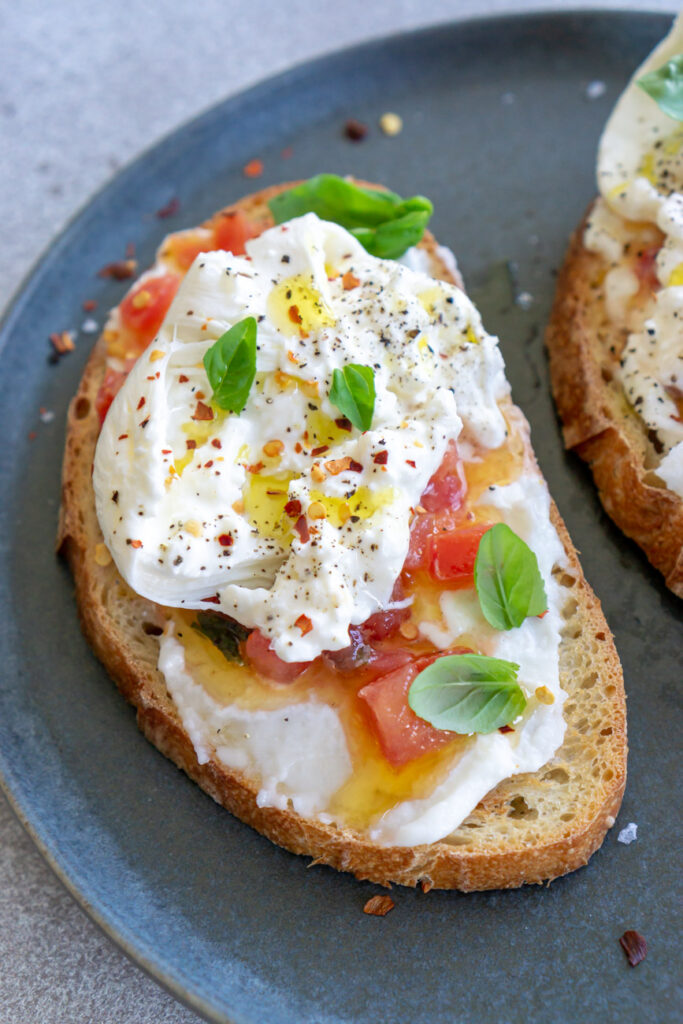 Bougie Burrata Toast by jzeats - FoodSocial