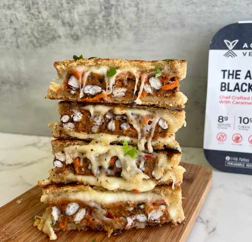 Grilled Cheese Veggie Burger by Actual Veggies - FoodSocial