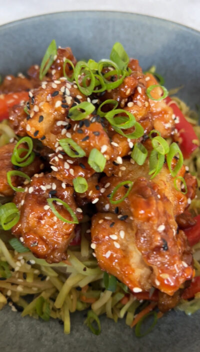 Orange Chicken Bowls