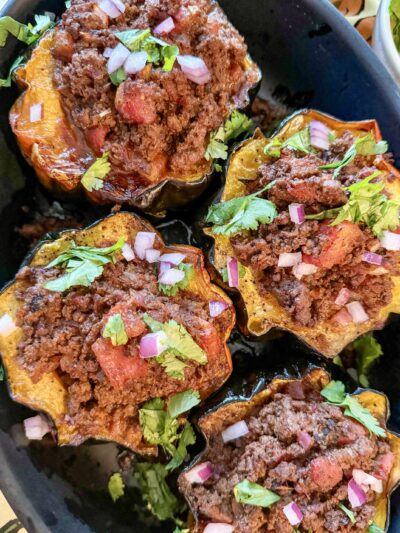 Taco Stuffed Acorn Squash