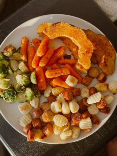 Sheet Pan Dinner: Sausage, Gnocchi, & Fall Veggies