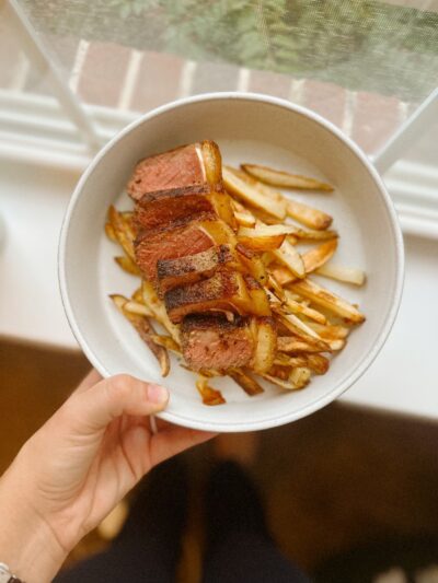 Steak Frites with Compound Butter