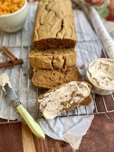 Refined Sugar-Free Cinnamon Roll Sweet Potato Bread (Vegan)