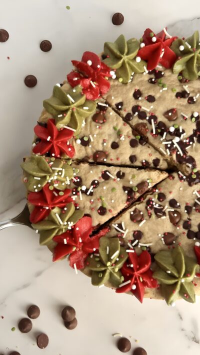 Christmas Cookie Cake (gluten free)