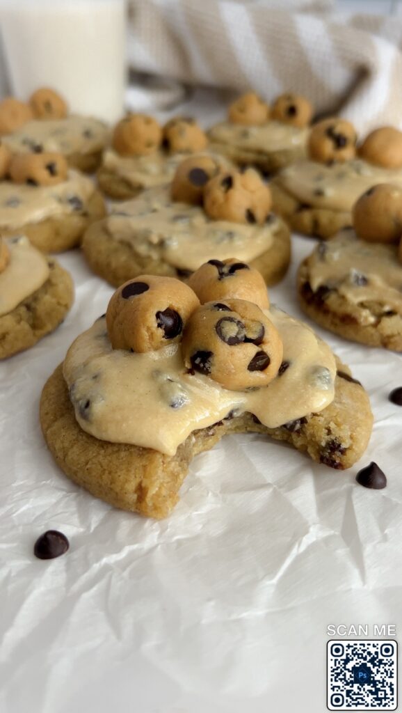 Cookie Dough Frosted Cookies (gluten free, vegan) by colleenshealthylife - FoodSocial