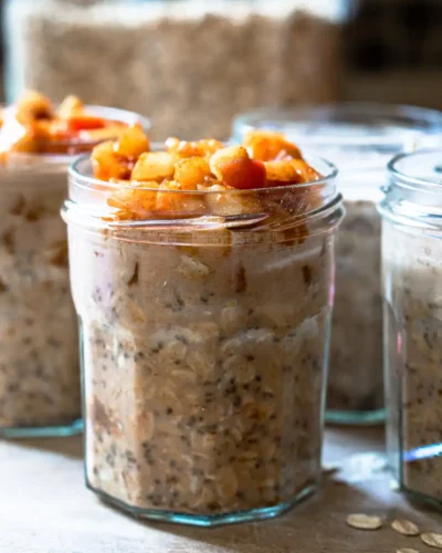 Apple Pie Overnight Oats