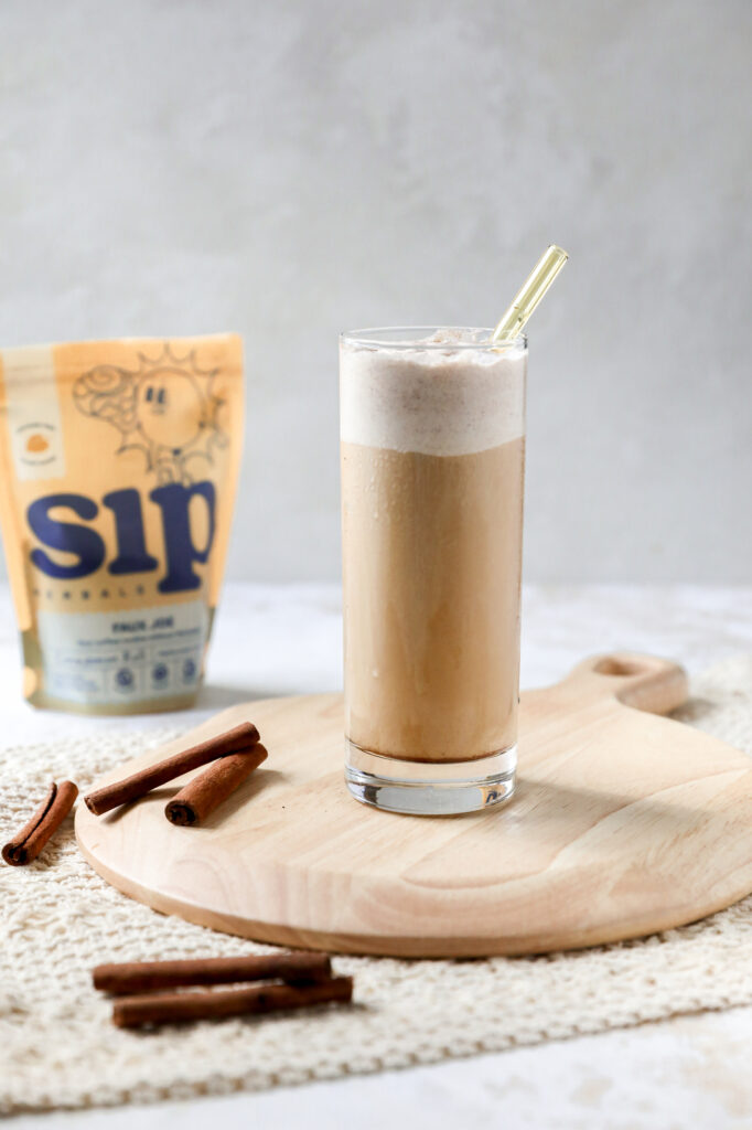 Faux Joe Cinnamon Roll Cold Foam Latte by Jessi's Kitchen - FoodSocial