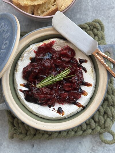 Cranberry-Topped Baked Brie