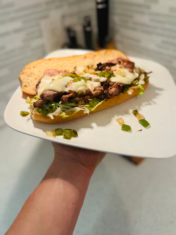 High Protein, Low-Calorie Philly Cheesesteak