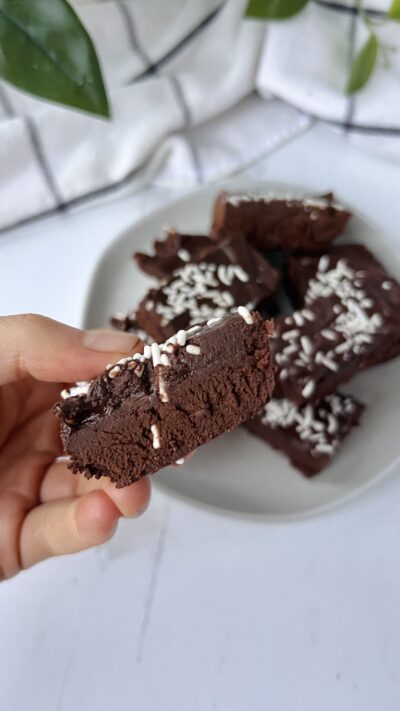 Mocha Cosmic Brownies- No bake