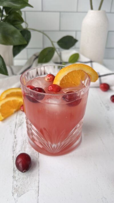 Sour Cranberry Orange Mocktail