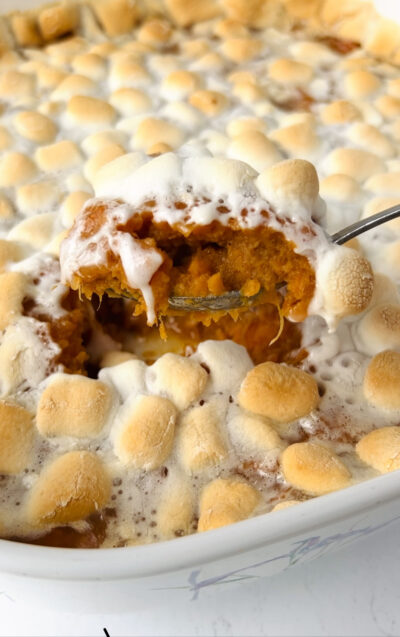 Gluten and Dairy free Sweet Potato Casserole