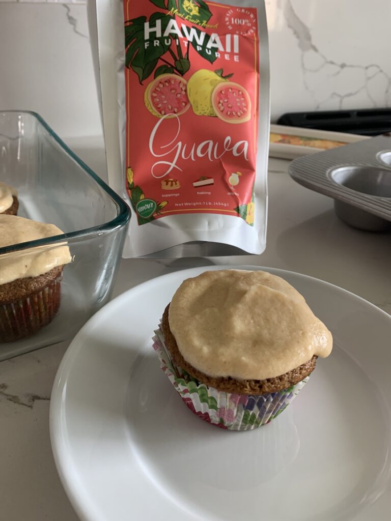 Paleo Guava Cupcakes by Aloha Healthy Eats - FoodSocial