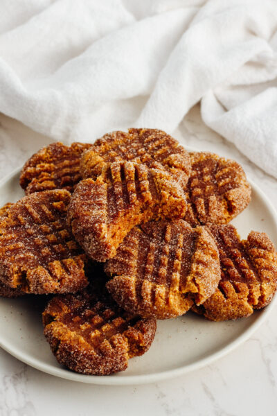 Pumpkin Snickerdoodles (grain-free/vegan)