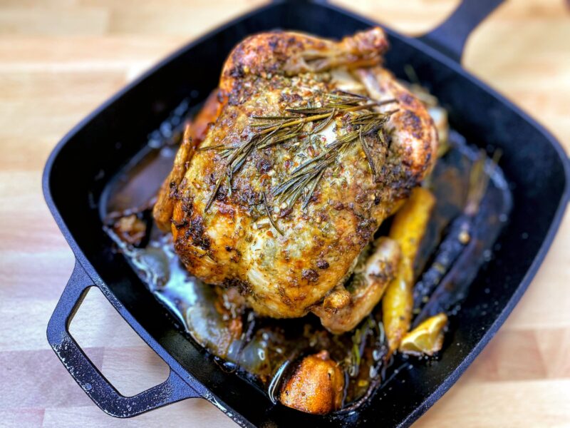 Herb Butter Roasted Chicken by glassofweinstein - FoodSocial