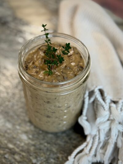 Homemade Condensed Cream of Mushroom Soup