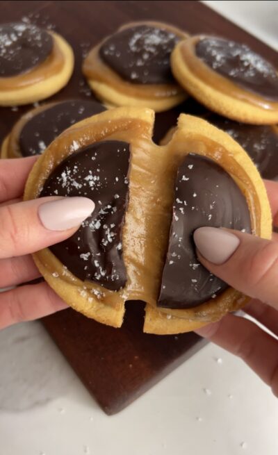 Twix Cookies! Paleo Friendly