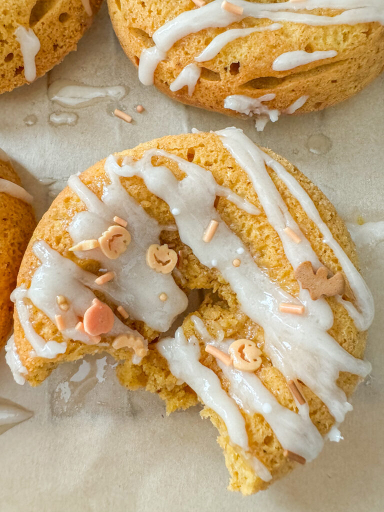 Gluten Free Pumpkin Cream Cheese Donuts by Marissaswholelife - FoodSocial