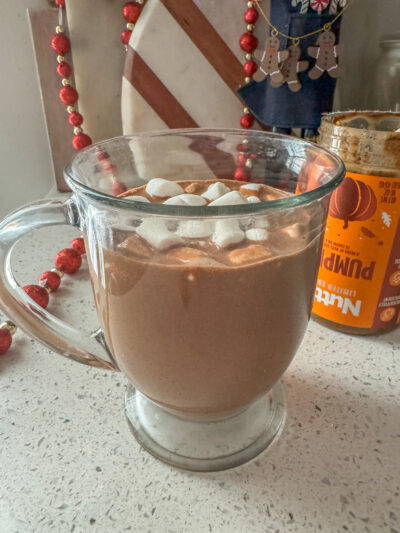 Healthy Pumpkin Spice Hot Chocolate